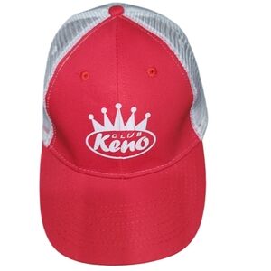 Vitronic Club Keno Missouri Lottery Trucker Hat Strapback Mesh Grandpacore NWOT